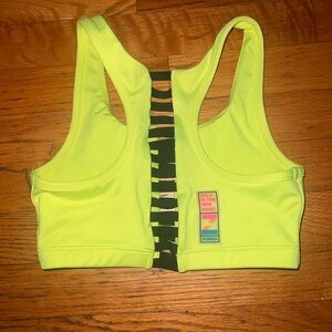 Zumba Fitness Neon Yellow Sports Bra